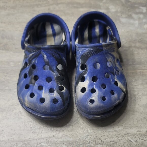 #346 Toddler Blue Crocs sz 8 - Picture 1 of 6